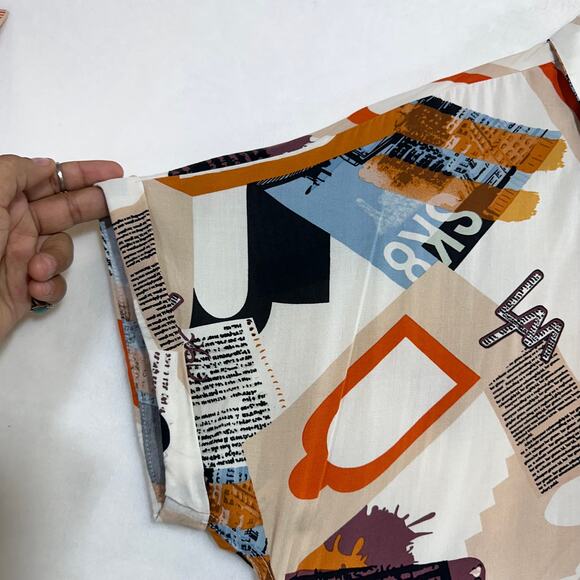 Sunburst Kiss Sz Small Graphic Print Wearable Art Short Sleeve Shirt Funky Retro - Picture 3 of 11